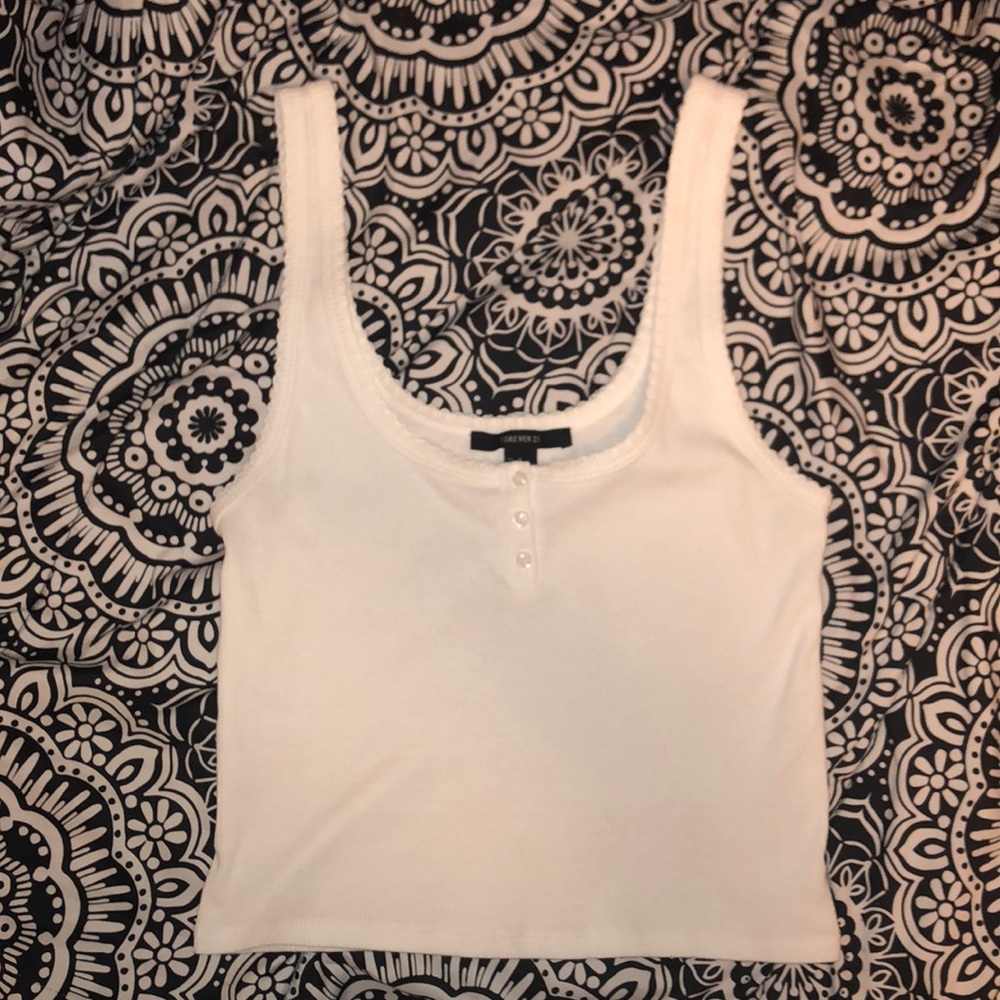 White tank top